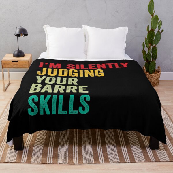 Item preview, Barre Lovers Gift, Funny I'm Silently Judging Your Barre Skills designed and sold by vzrnmichsudops.