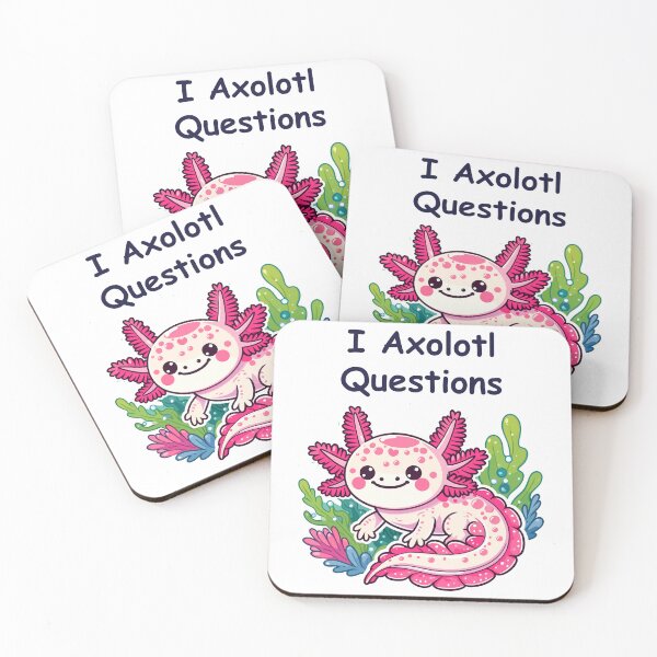 Item preview, I Axolotl Questions designed and sold by DinoKate.