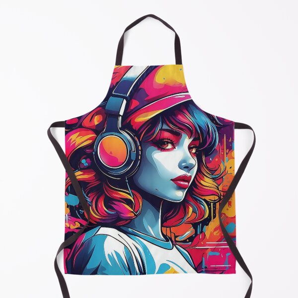 Item preview, Rhythmic Reverie of a Retro Melodic Muse designed and sold by ArtComixHaven.