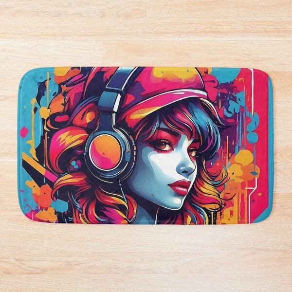 Item preview, Rhythmic Reverie of a Retro Melodic Muse designed and sold by ArtComixHaven.