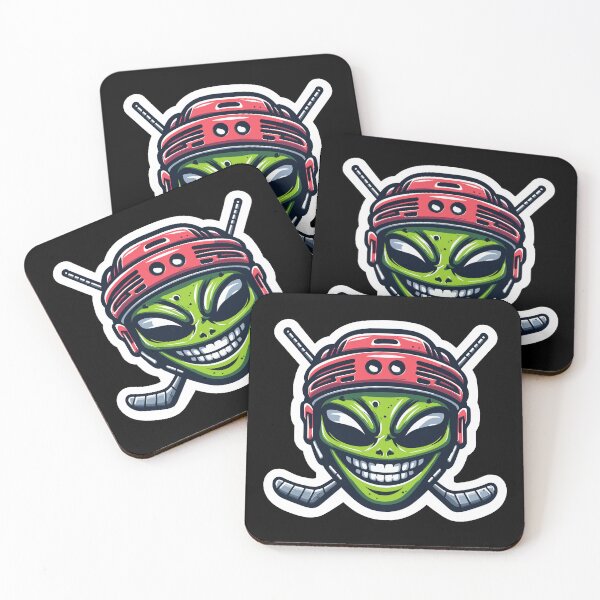 Item preview, Alien Head Smile Hockey designed and sold by FRUU-design.