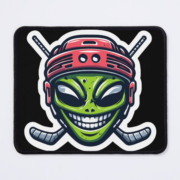 Item preview, Alien Head Smile Hockey designed and sold by FRUU-design.