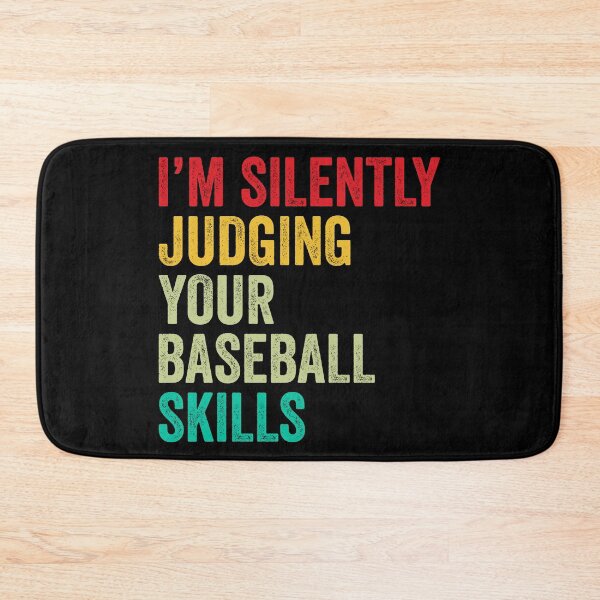 Item preview, Baseball Lovers Gift, Funny I'm Silently Judging Your Baseball Skills designed and sold by vzrnmichsudops.