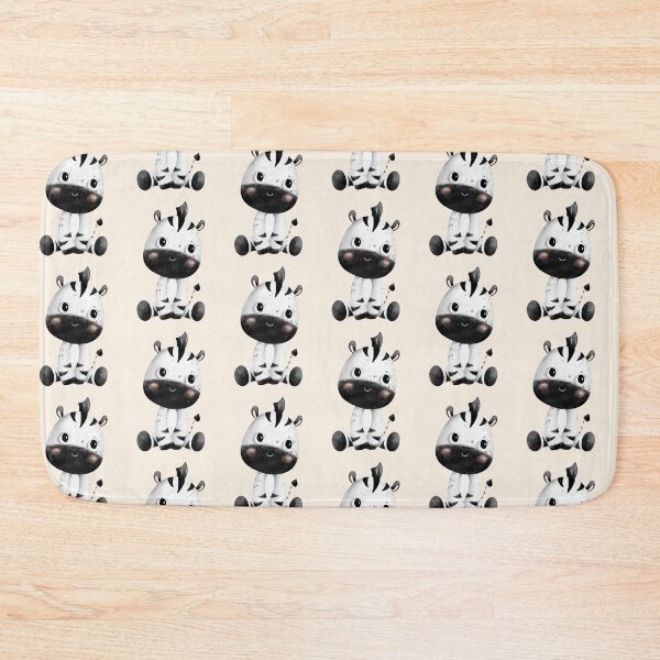 Item preview, Cuteness Striped: Kawaii Zebra Collection designed and sold by Wise-Geek.
