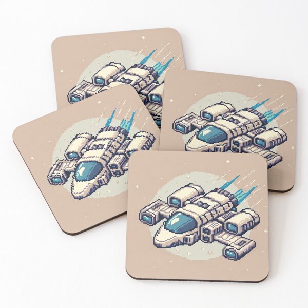 Item preview, Pixel Art Space Ship designed and sold by Zestpond.