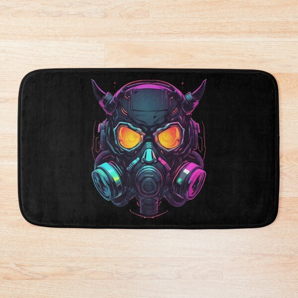 Item preview, Cyberpunk Demon with Horns and Mask Design designed and sold by Burn-Ego.