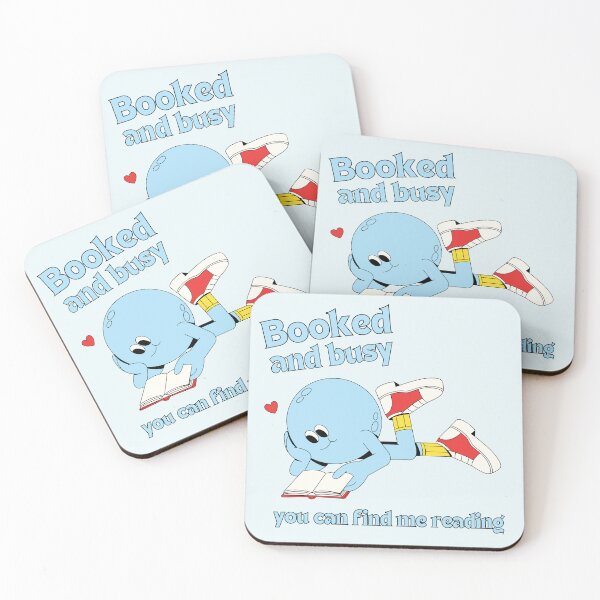 Item preview, booked and busy designed and sold by Hannah Rosen.