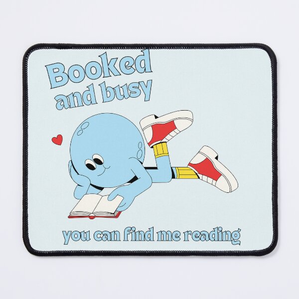 Item preview, booked and busy designed and sold by Hannah Rosen.