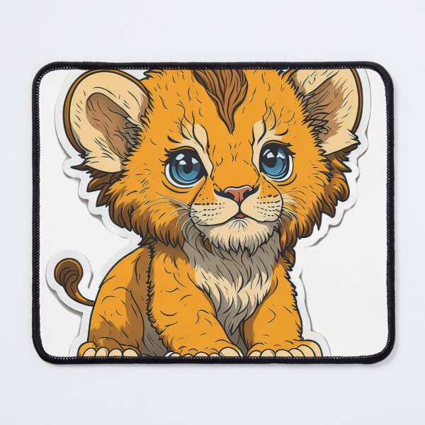 Item preview, cute lion cub designed and sold by FINCAN1.