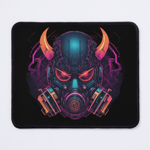 Item preview, Cybergoth Demon with Horns, Gas Mask Design designed and sold by Burn-Ego.