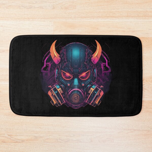 Item preview, Cybergoth Demon with Horns, Gas Mask Design designed and sold by Burn-Ego.