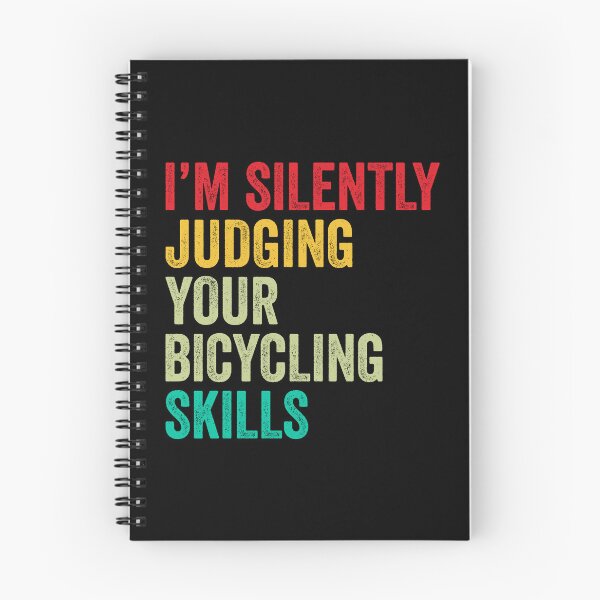 Item preview, Bicycling Lovers Gift, Funny I'm Silently Judging Your Bicycling Skills designed and sold by vzrnmichsudops.