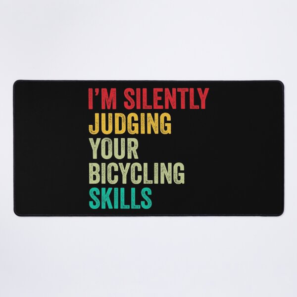 Item preview, Bicycling Lovers Gift, Funny I'm Silently Judging Your Bicycling Skills designed and sold by vzrnmichsudops.