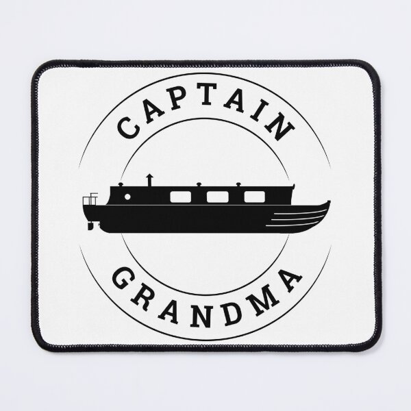 Item preview, Captain Grandma (blk-blk) designed and sold by canal-arts.