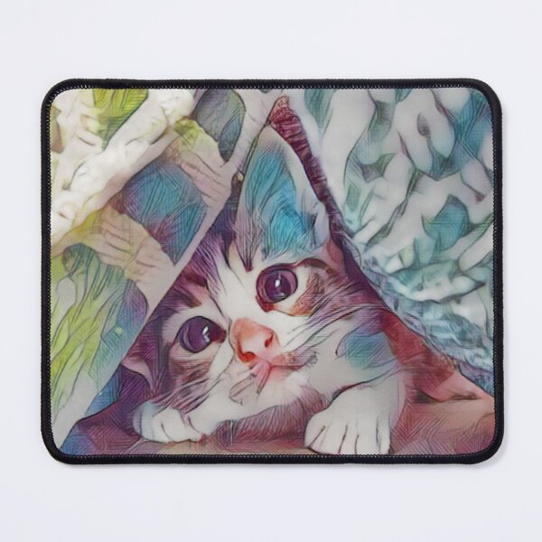 Item preview, Beautiful colorful hidden kitten designed and sold by Maruksweets.