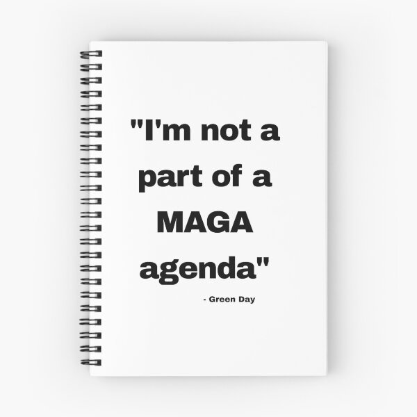 Item preview, "I'm not a part of a MAGA agenda" - Green Day designed and sold by WholeLottaTees.