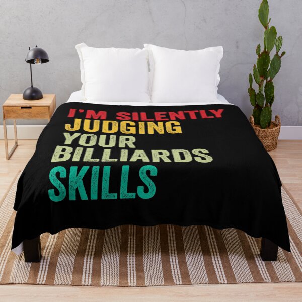Item preview, Billiards Lovers Gift, Funny I'm Silently Judging Your Billiards Skills designed and sold by vzrnmichsudops.