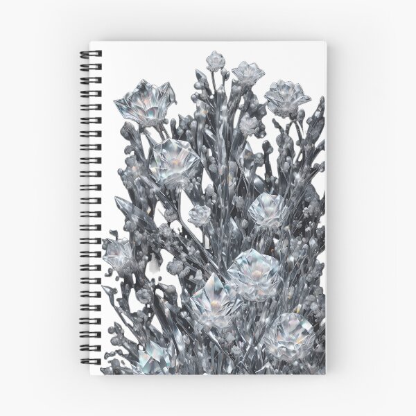 Item preview, Crystalline Flora Unveiling Nature's Dazzling Secrets designed and sold by Digistorma.