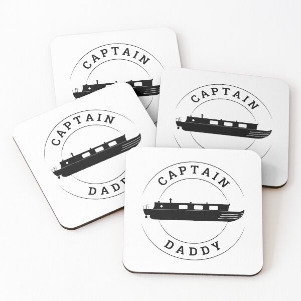 Item preview, Captain Daddy (blk-blk) designed and sold by canal-arts.