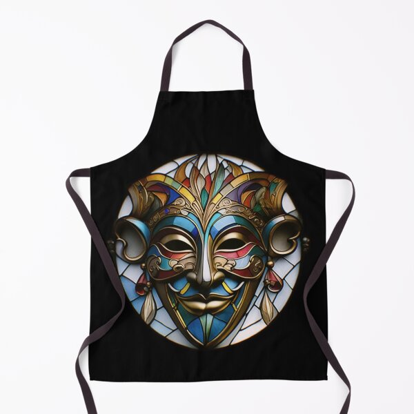 Item preview, 3D jester stained glass mask (rose window). designed and sold by MirBer.