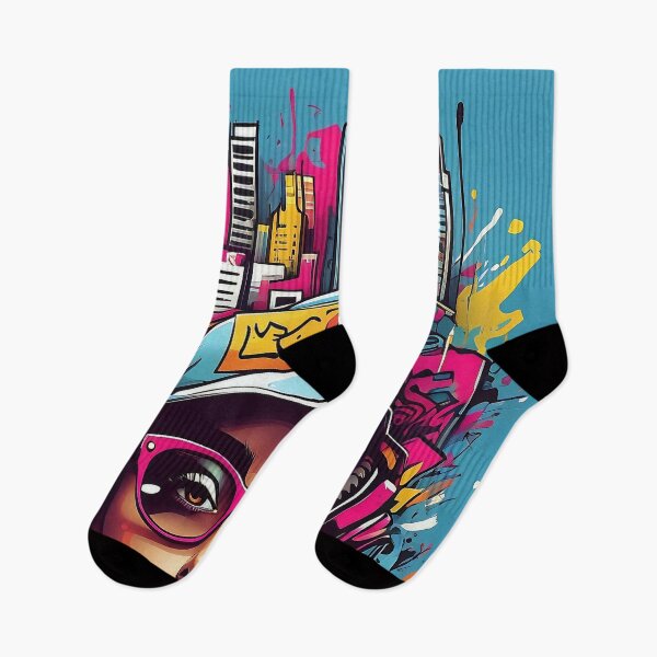 Item preview, City Beats: Urban Rhythms Illustrated in Vibrant Hues designed and sold by ArtComixHaven.