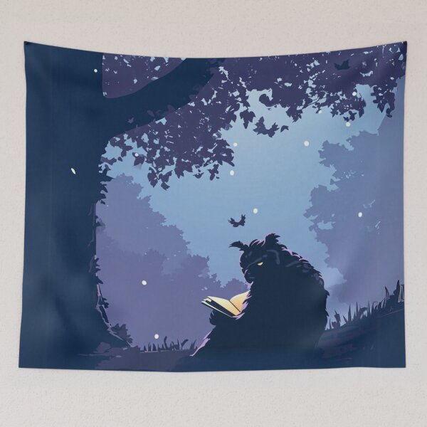 Item preview, Midnight Owlbear Reading designed and sold by WarHaven.