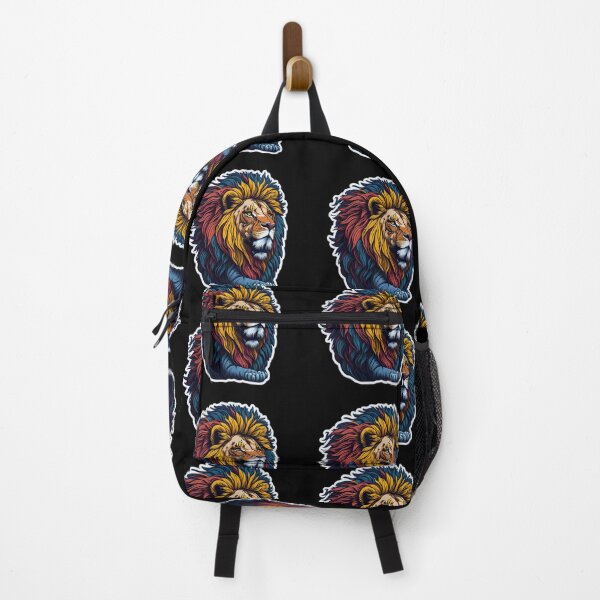 Item preview, lion with colorful fur designed and sold by FINCAN1.