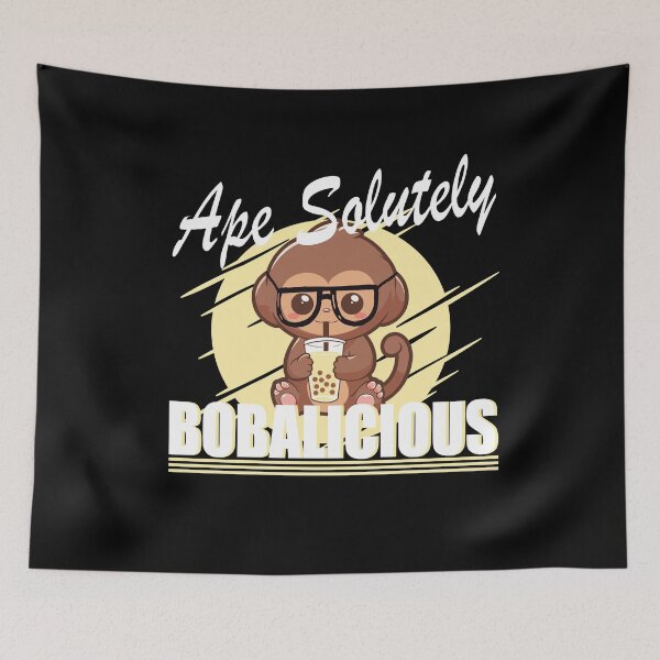 Item preview, Ape Salutely Bobalicious Boba tea lover designed and sold by Merchandiser099.