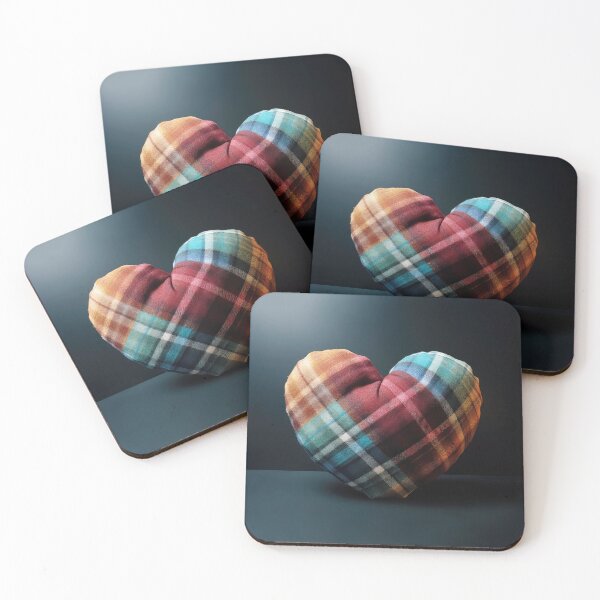 Item preview, Plaid Valentine Collection: Heartfelt AI-Generated Elegance designed and sold by FluxMedia.