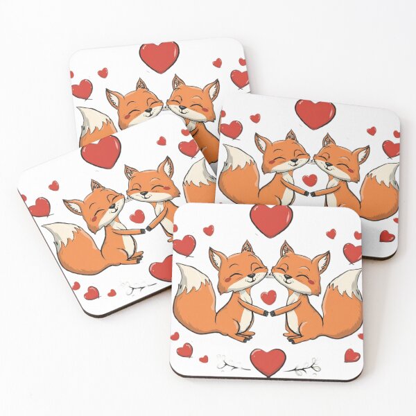 Item preview, Foxes in love designed and sold by Franco Lagreca.