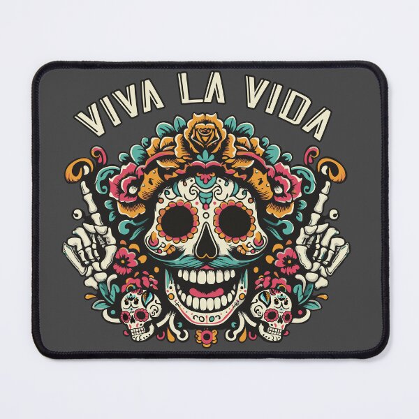 Item preview, Viva la Vida, mexican skul art, gift. Latin Pride designed and sold by Edgar Ramirez.