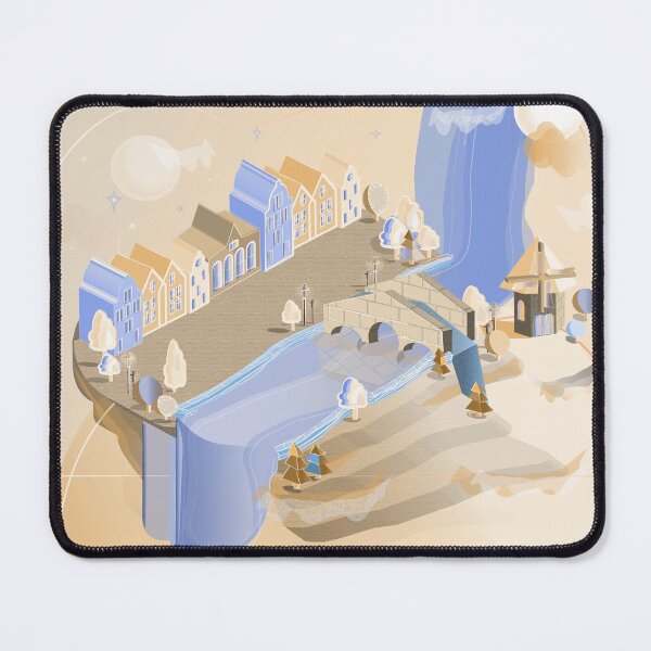 Item preview, Serene Amsterdam illustration Light designed and sold by mirforlove.