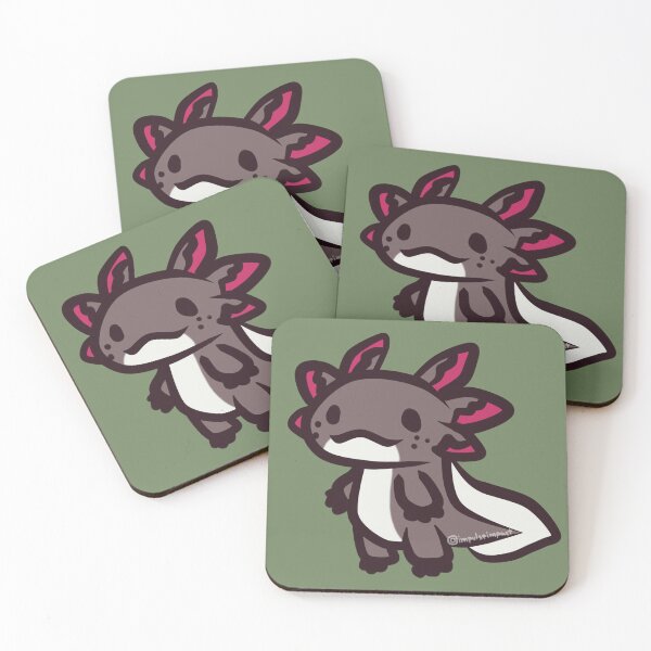 Item preview, brown axolotl designed and sold by IMPULSEimpact.