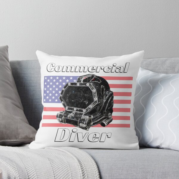 Item preview, Commercial Scuba Diver, American Flag Commercial Diver designed and sold by BubbaCommerce.