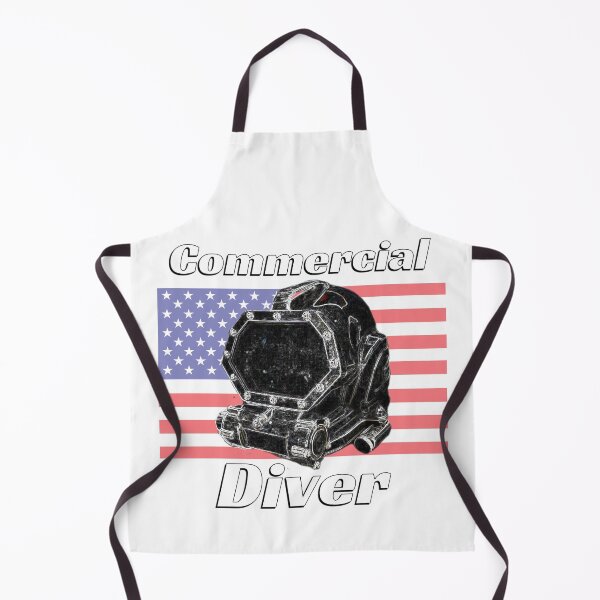 Item preview, Commercial Scuba Diver, American Flag Commercial Diver designed and sold by BubbaCommerce.