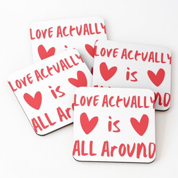 Item preview, love actually is all around designed and sold by Hannah Rosen.
