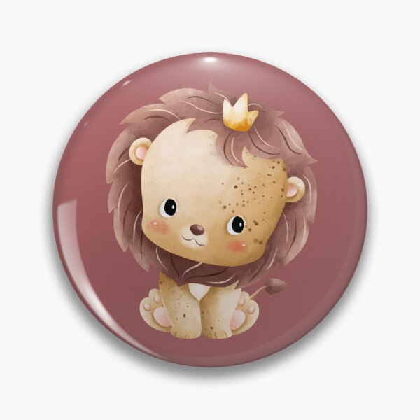 Item preview, Cuteness Reigns: Kawaii Lion Collection designed and sold by Wise-Geek.