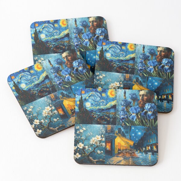 Item preview, Starry Artistry, Van Gogh Masterpieces Tee, Impressionist Vision, Gallery Glimpse designed and sold by Terry-Salsa.