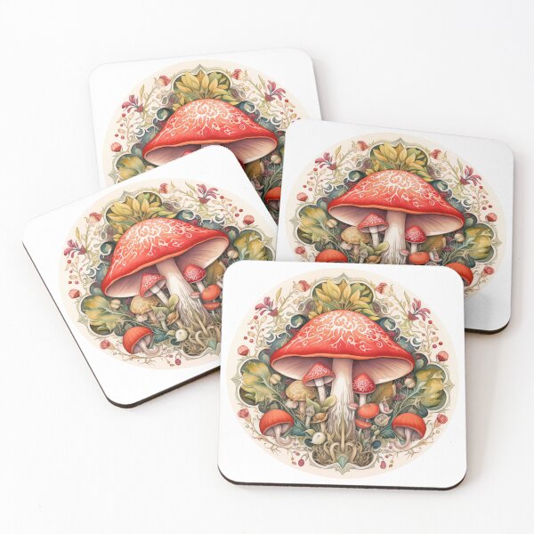 Item preview, Circular Mushroom Design designed and sold by *~*MagicCorner*~*.
