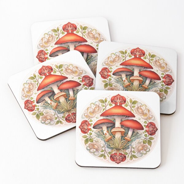 Item preview, Circular Mushroom Design designed and sold by *~*MagicCorner*~*.