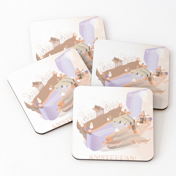 Item preview, Serene Amsterdam illustration  designed and sold by mirforlove.