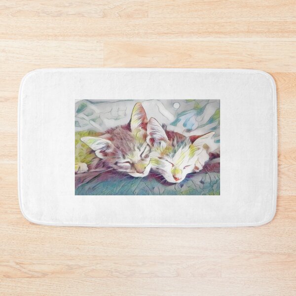 Item preview, Beautiful little brother kittens sleeping designed and sold by Maruksweets.