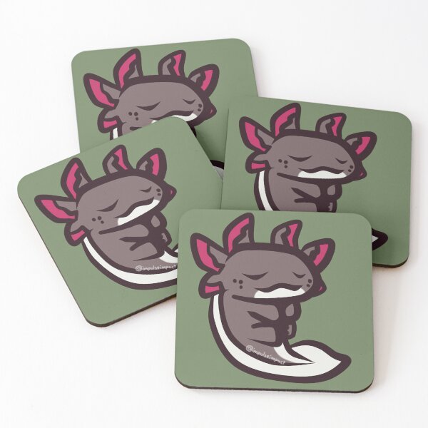 Item preview, brown axolotl designed and sold by IMPULSEimpact.