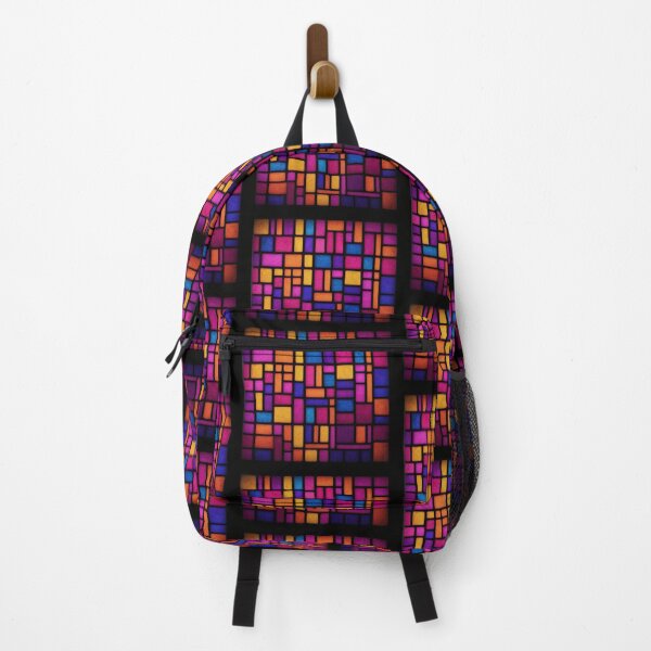Item preview, Geometric Cubist Neon Block Pattern #2 designed and sold by Void-Jester.