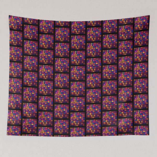 Item preview, Geometric Cubist Neon Block Pattern #2 designed and sold by Void-Jester.