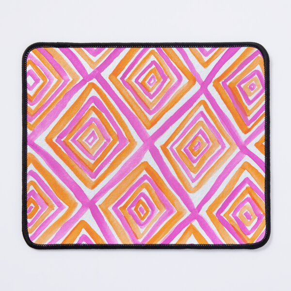 Item preview, bright pink and orange pattern designed and sold by lepetitjuif.