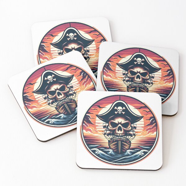 Item preview, HORROR SKULL PIRATE TIME designed and sold by ABT13.
