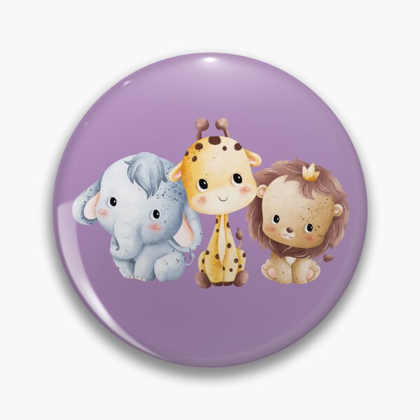 Item preview, Safari Squad: Kawaii Wildlife Collection designed and sold by Wise-Geek.