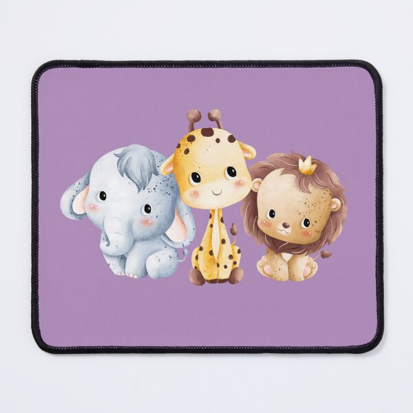 Item preview, Safari Squad: Kawaii Wildlife Collection designed and sold by Wise-Geek.