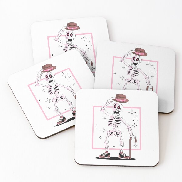 Item preview, Preppy Skeleton With Hat designed and sold by AnasCreativeHub.